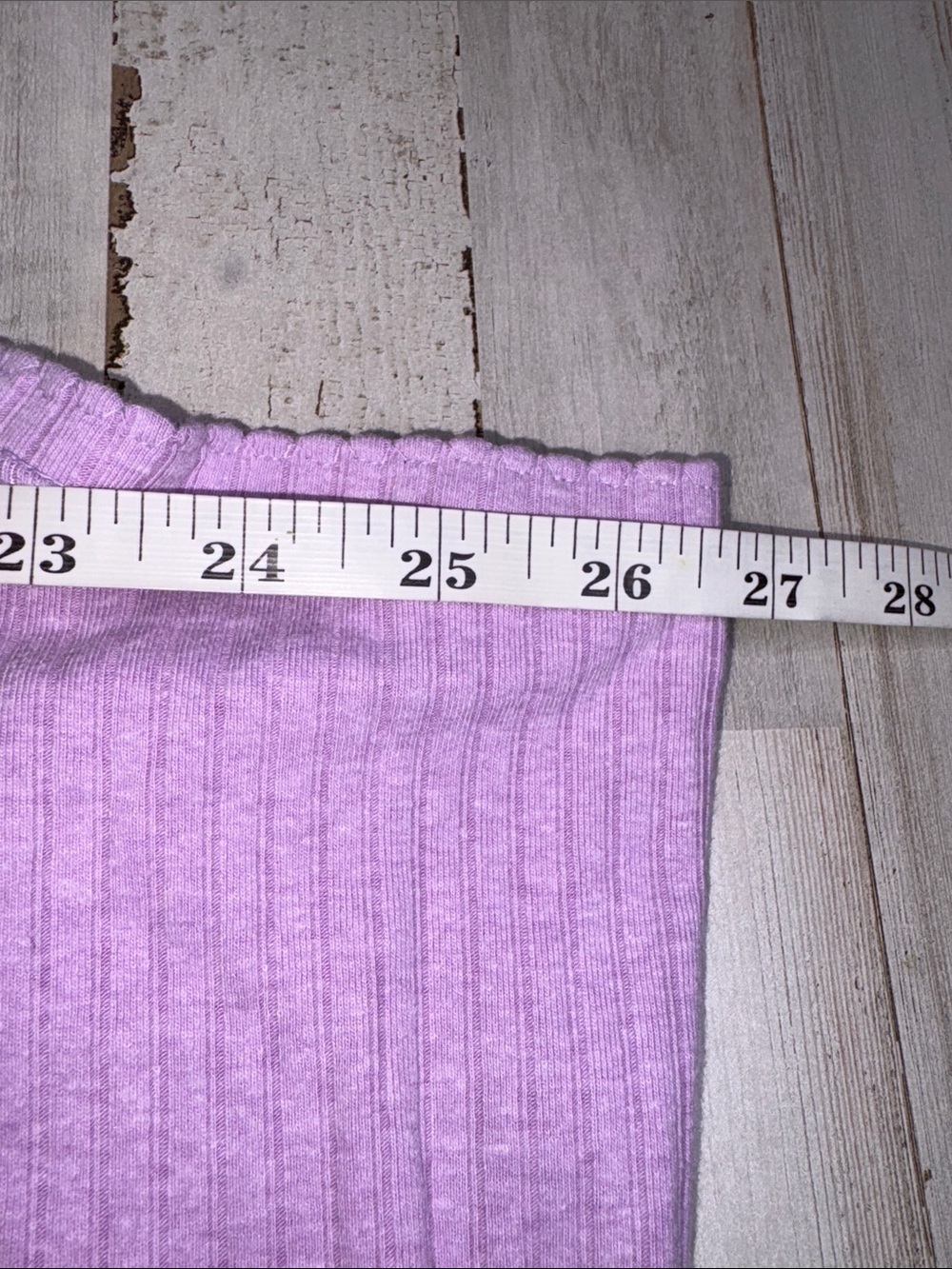 Old Navy Cropped Tops Ribbed Tee + Lavender Ribbed Tank Set Plus Size 4X - Picture 7 of 14